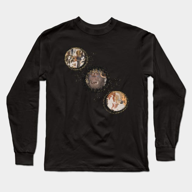 Klimt's vibes Long Sleeve T-Shirt by Sam18artworks
